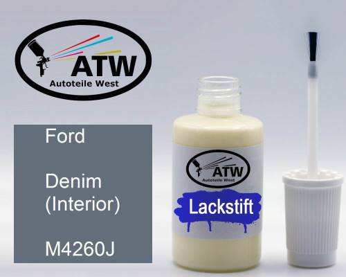 Ford, Denim (Interior), M4260J: 20ml Lackstift, von ATW Autoteile West.